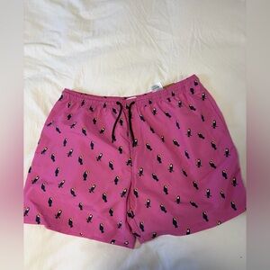 RIPZONE  Pink Toucan Print MEN’s Swim Shorts